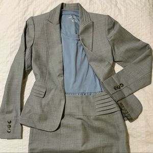 Two piece gray suit set